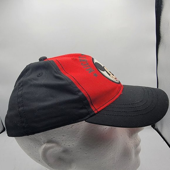 Disney Micky Mouse Adults Unisex Red Black Adjustable Streetwear Hat main image 10